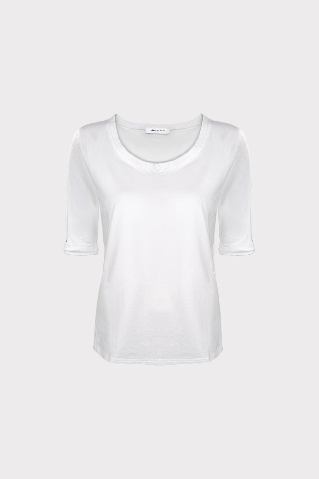 Maglia scollo madonna manica 3-4