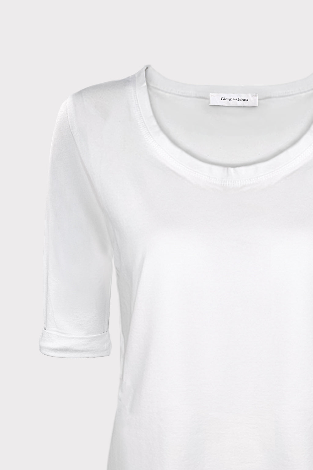 Maglia scollo madonna manica 3-4