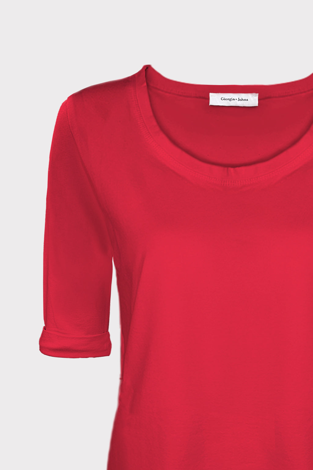 Maglia scollo madonna manica 3-4