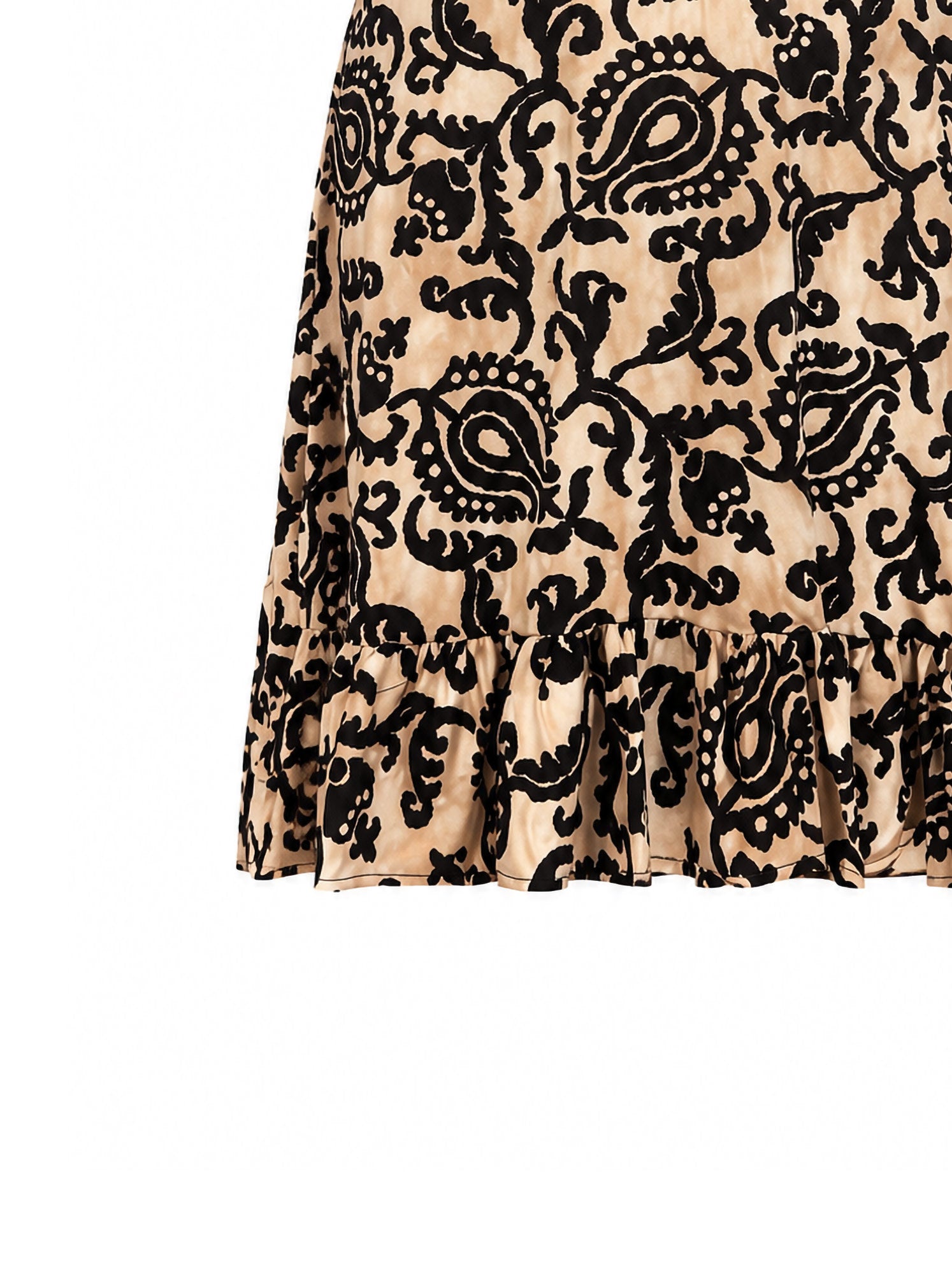 Abito corto stampa paisley