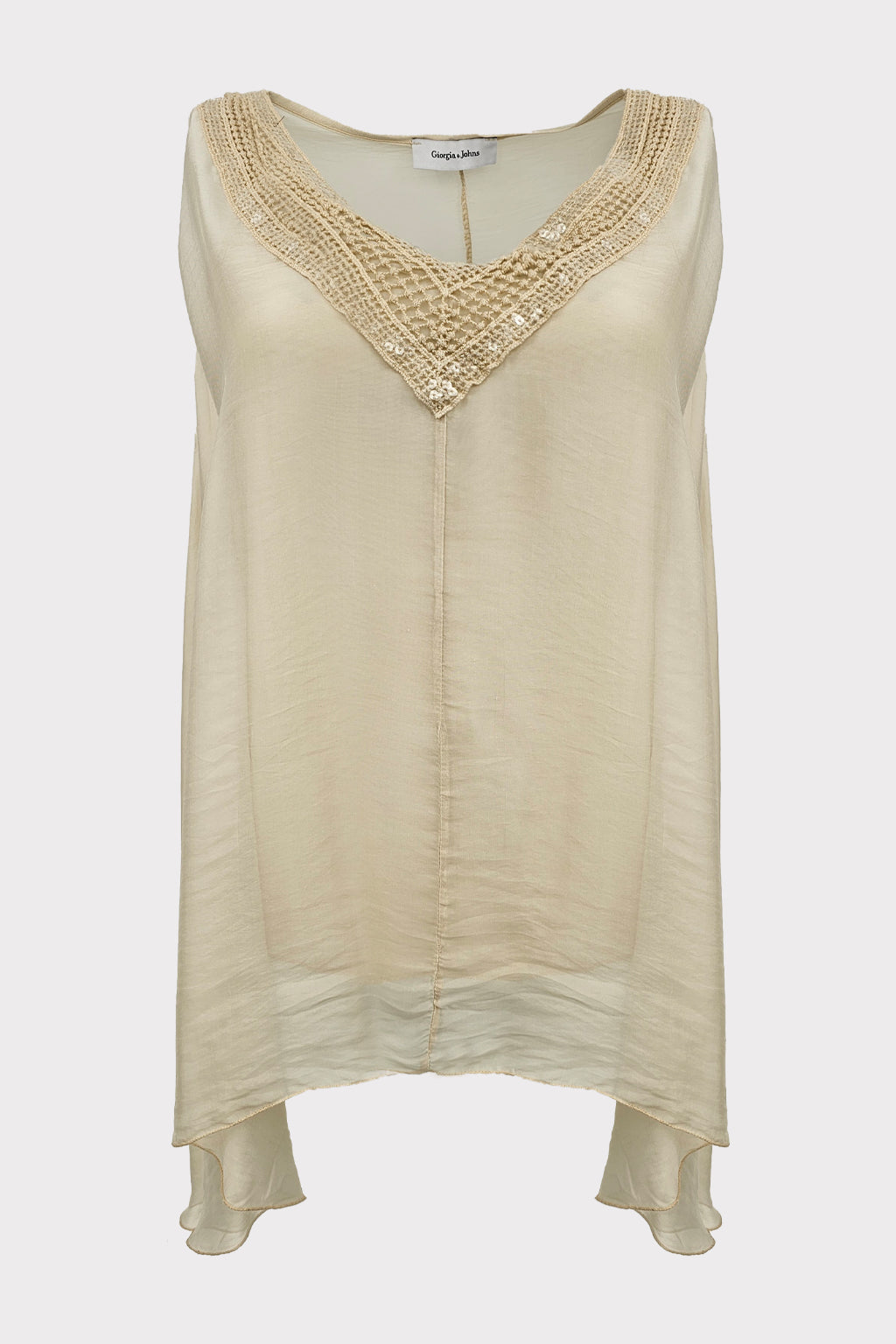 Blusa ampia passamaneria