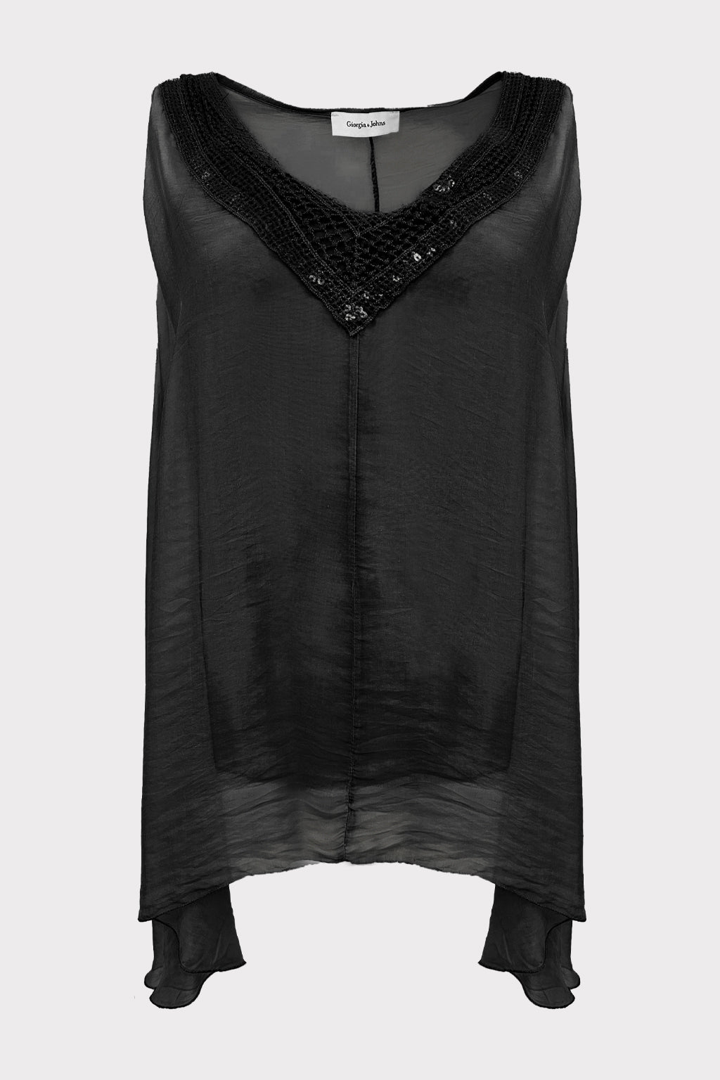 Blusa ampia passamaneria