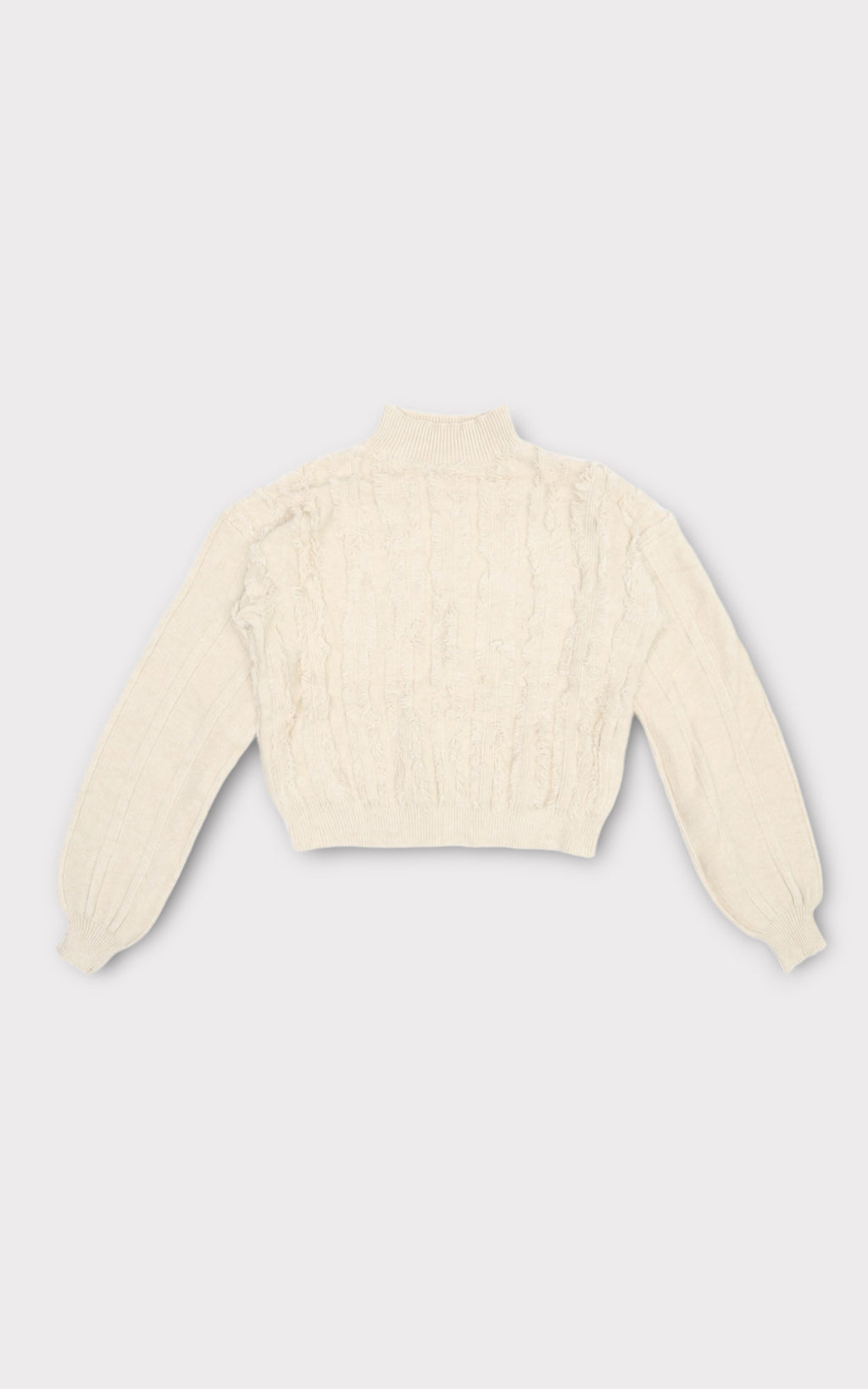 Maglia effetto frange