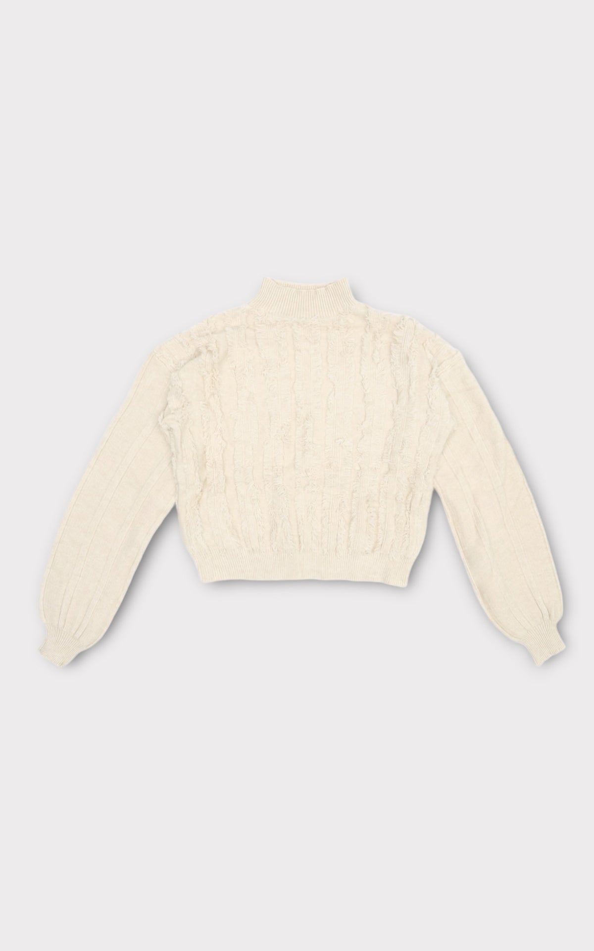 Maglia effetto frange