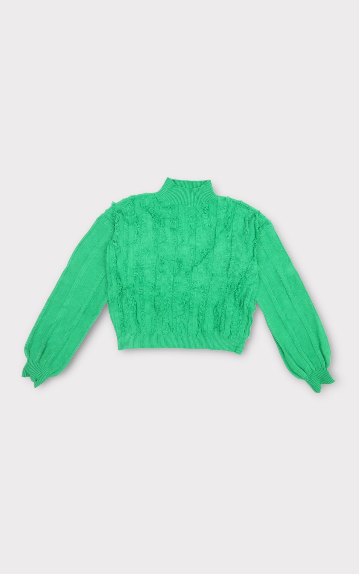 Maglia effetto frange