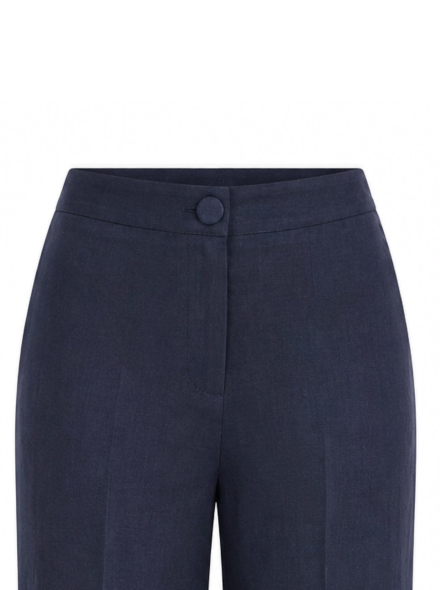 Pantaloni dritti in lino