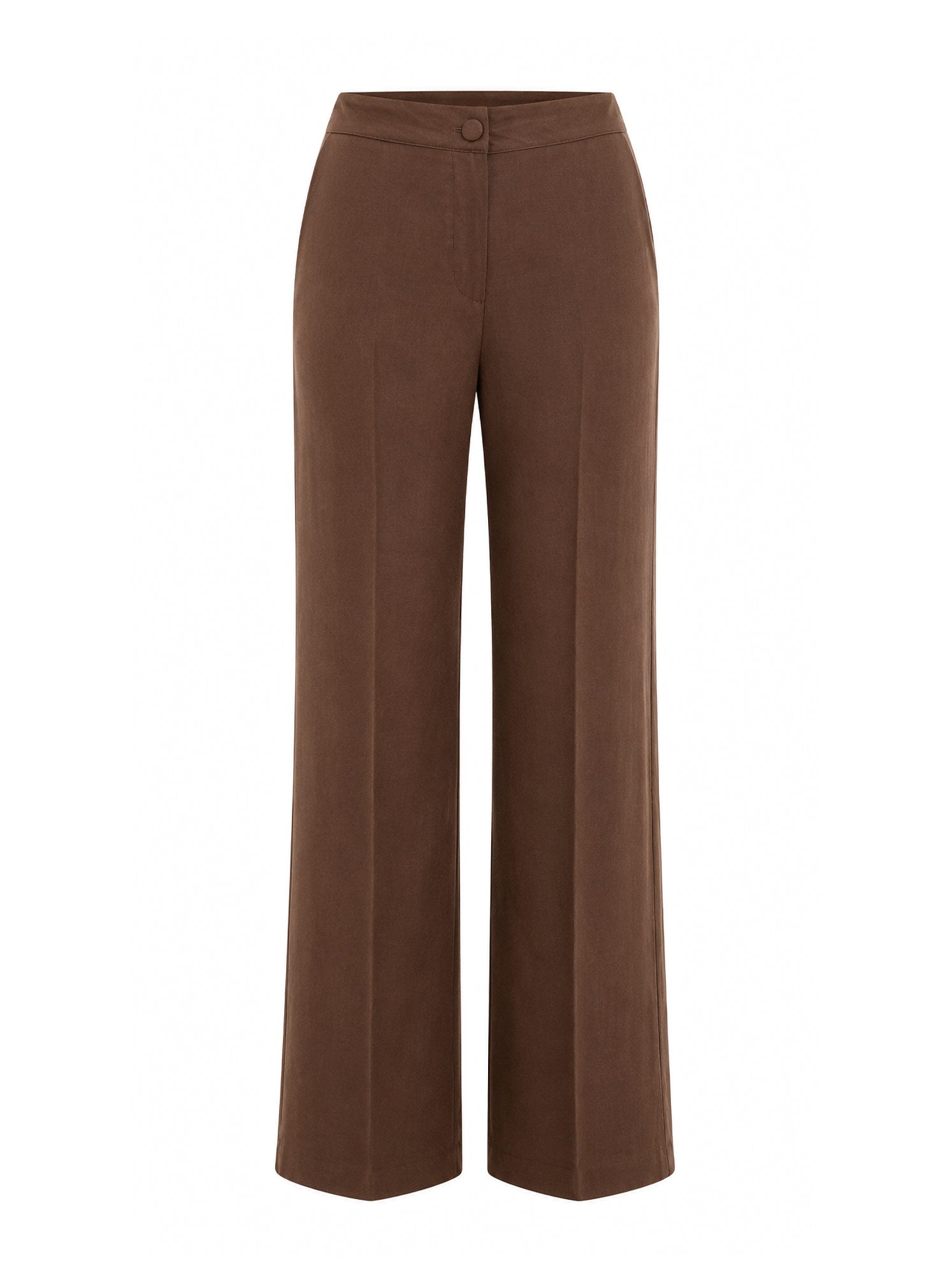 Pantaloni dritti in lino