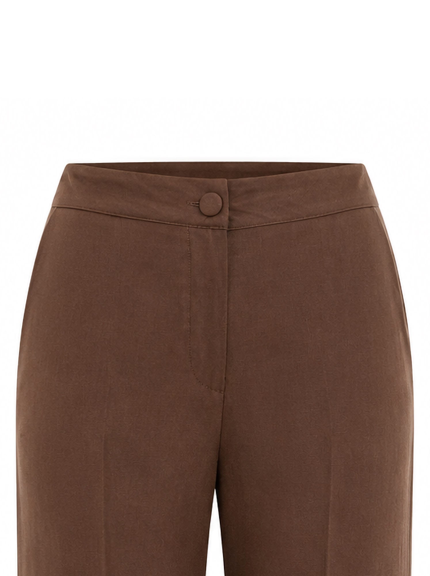 Pantaloni dritti in lino