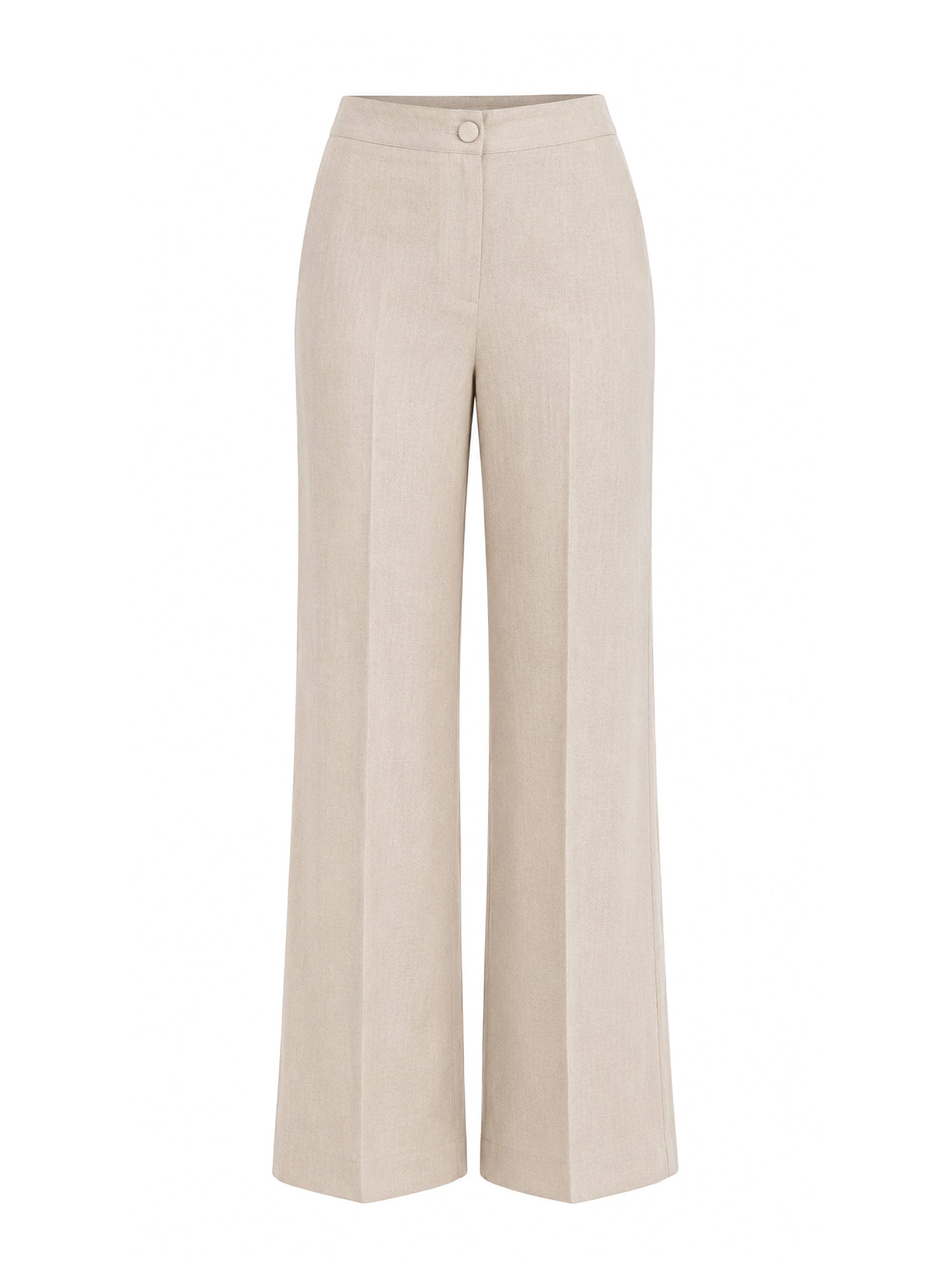 Pantaloni dritti in lino