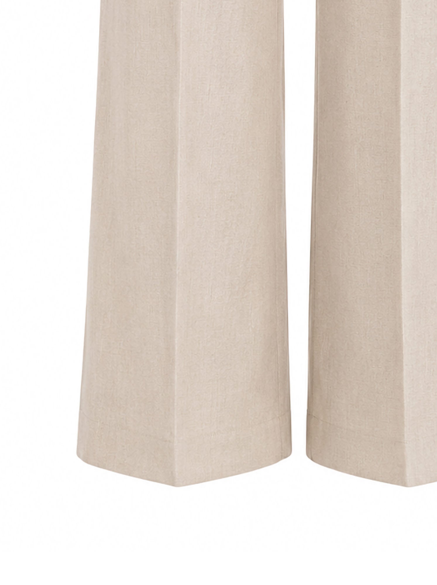 Pantaloni dritti in lino