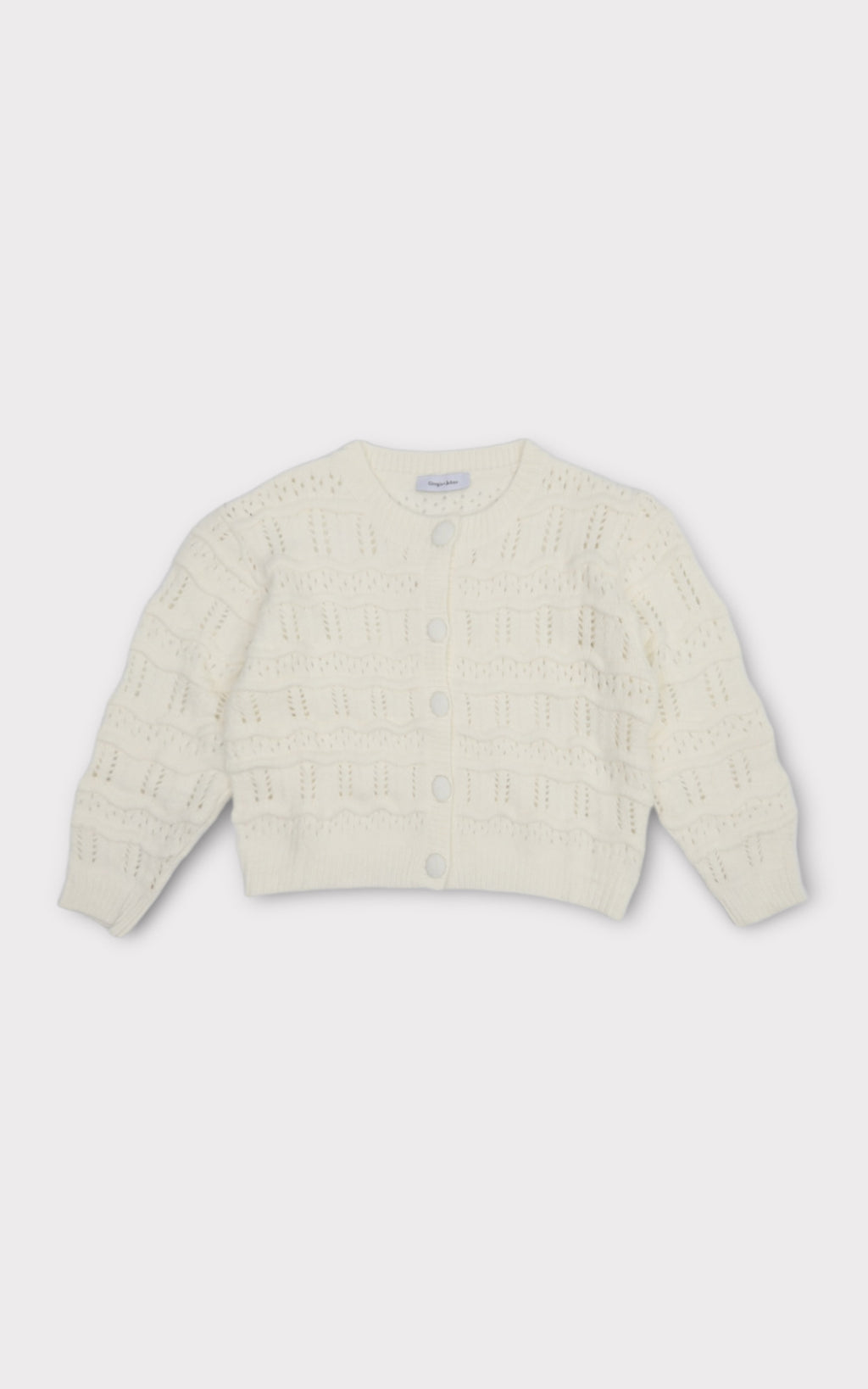 Cardigan lavorazione onde