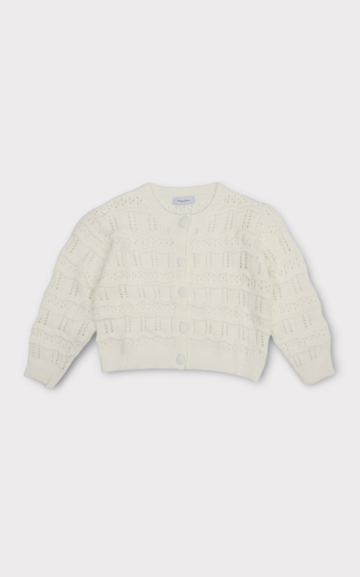 Cardigan lavorazione onde