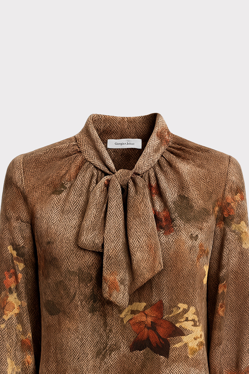 Blusa chiffon stampa floreale