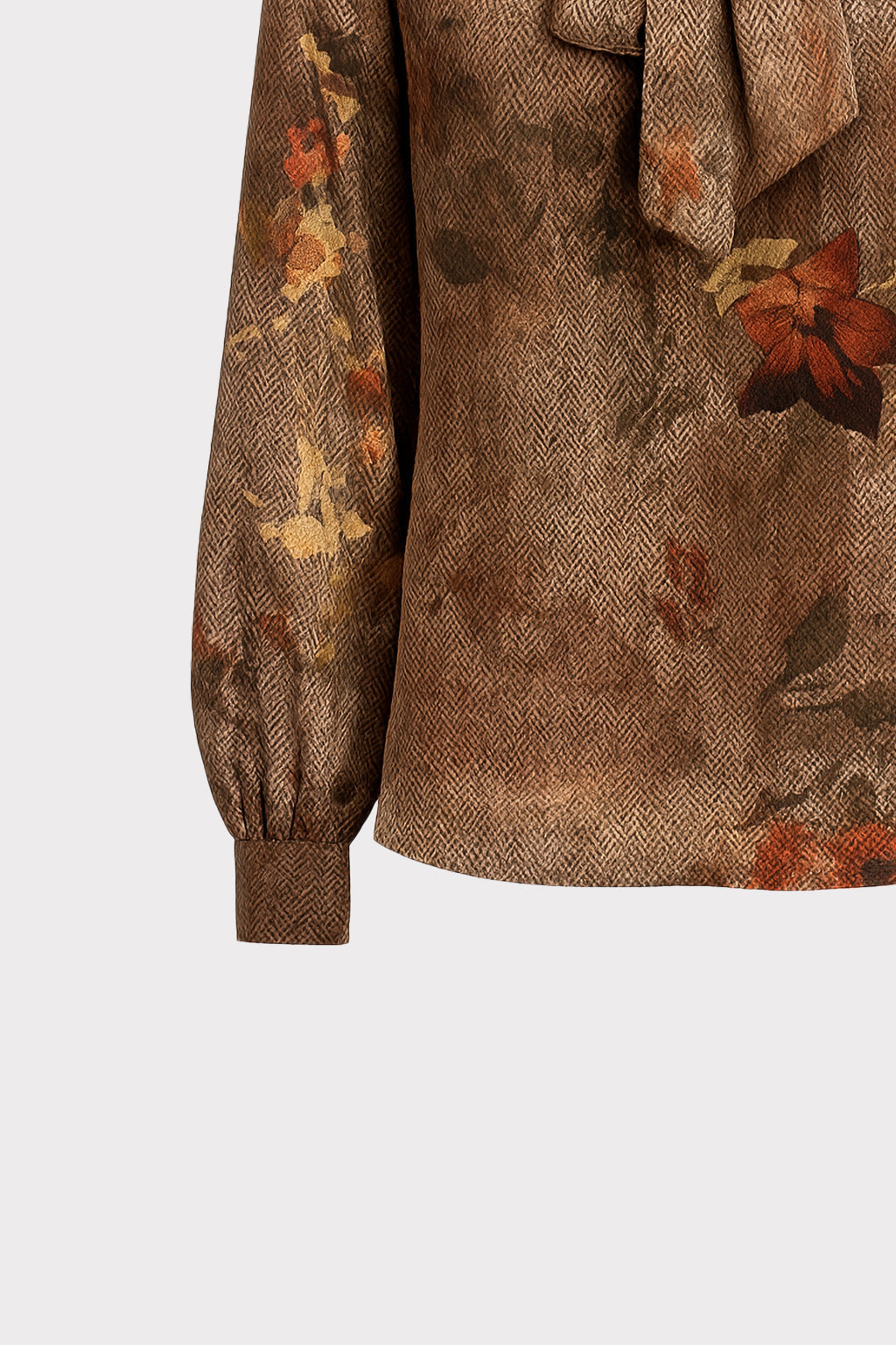 Blusa chiffon stampa floreale