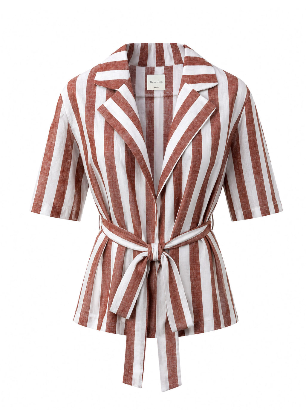 Blazer riga con cintura