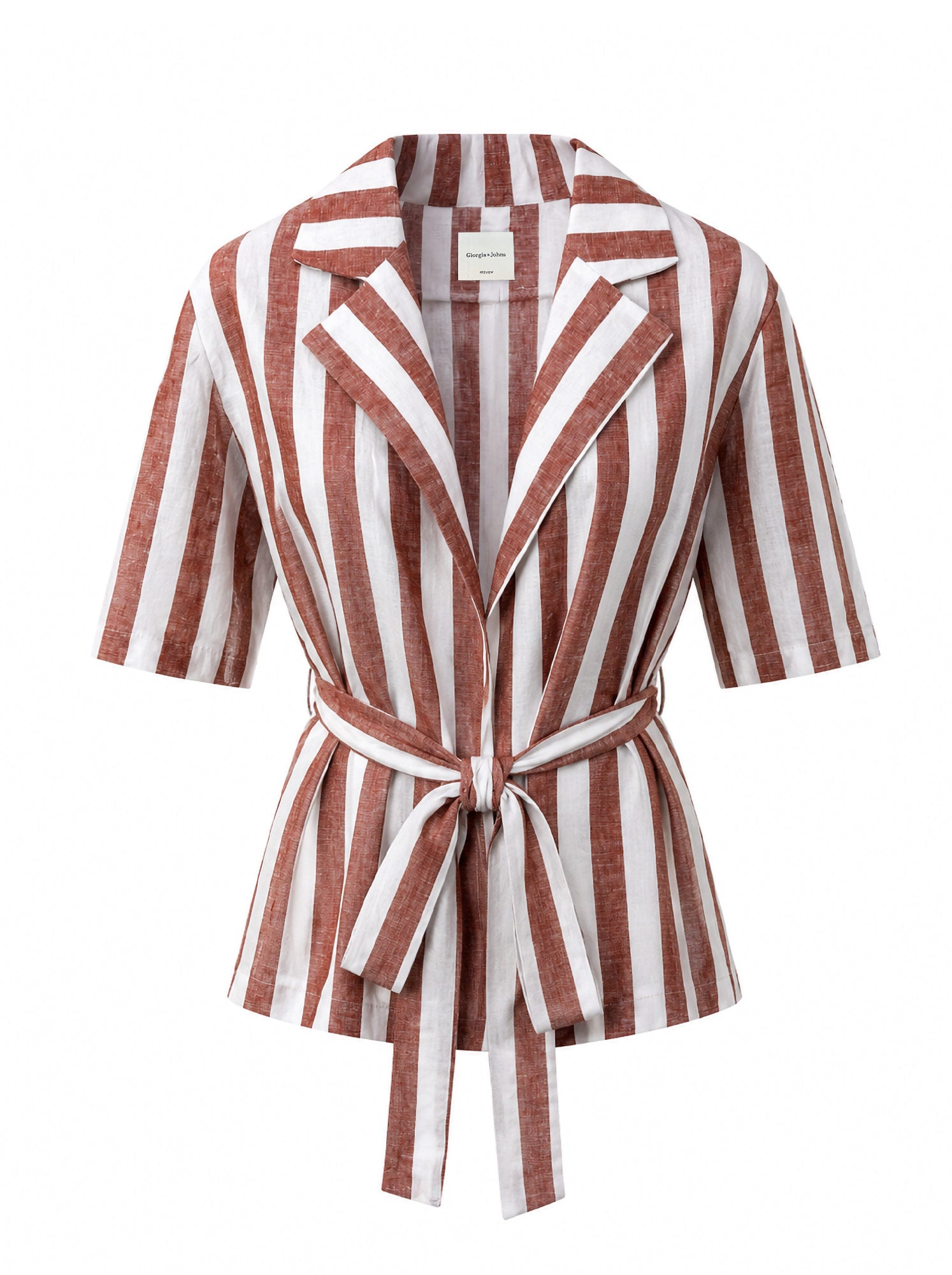 Blazer riga con cintura