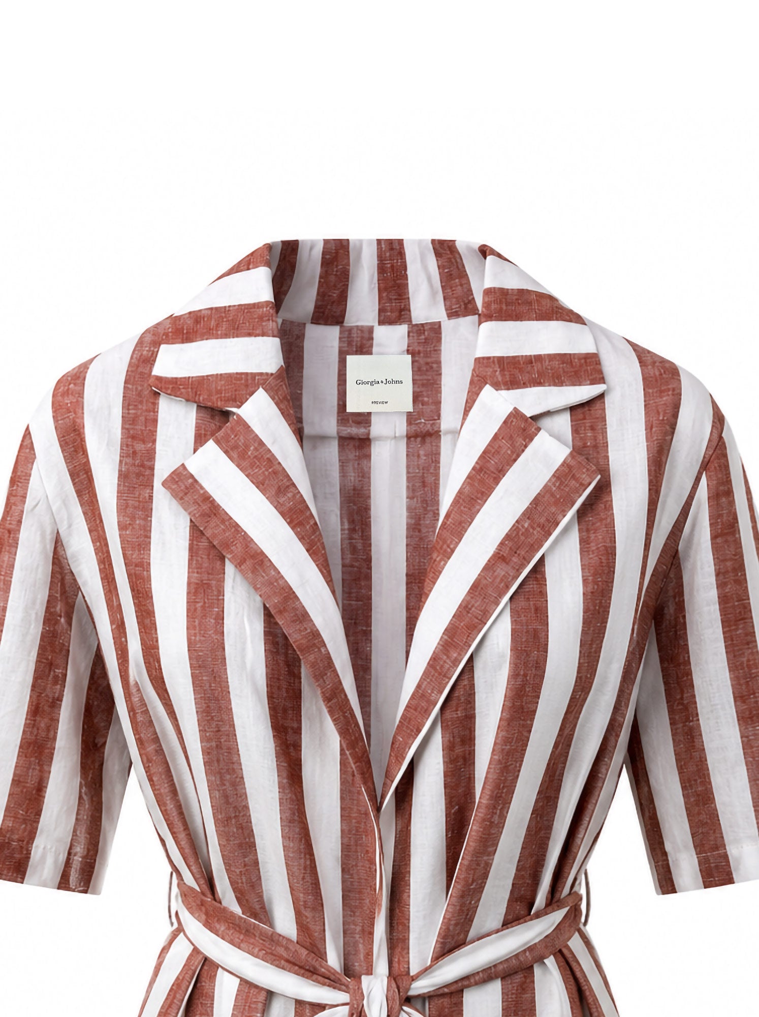 Blazer riga con cintura