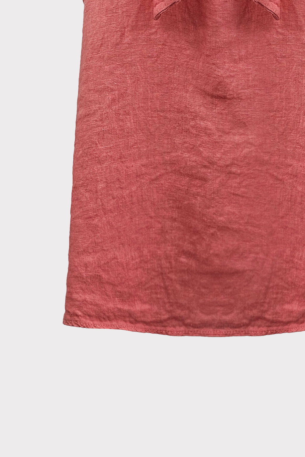 Top lino con pizzo