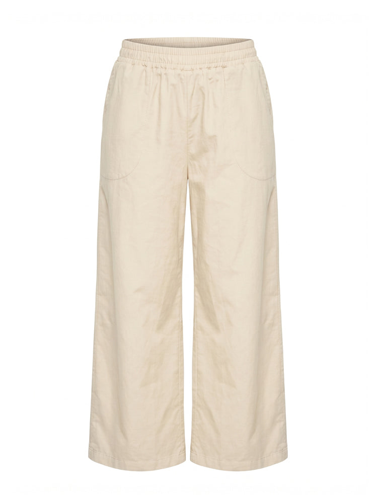 Pantaloni basic vita elastica