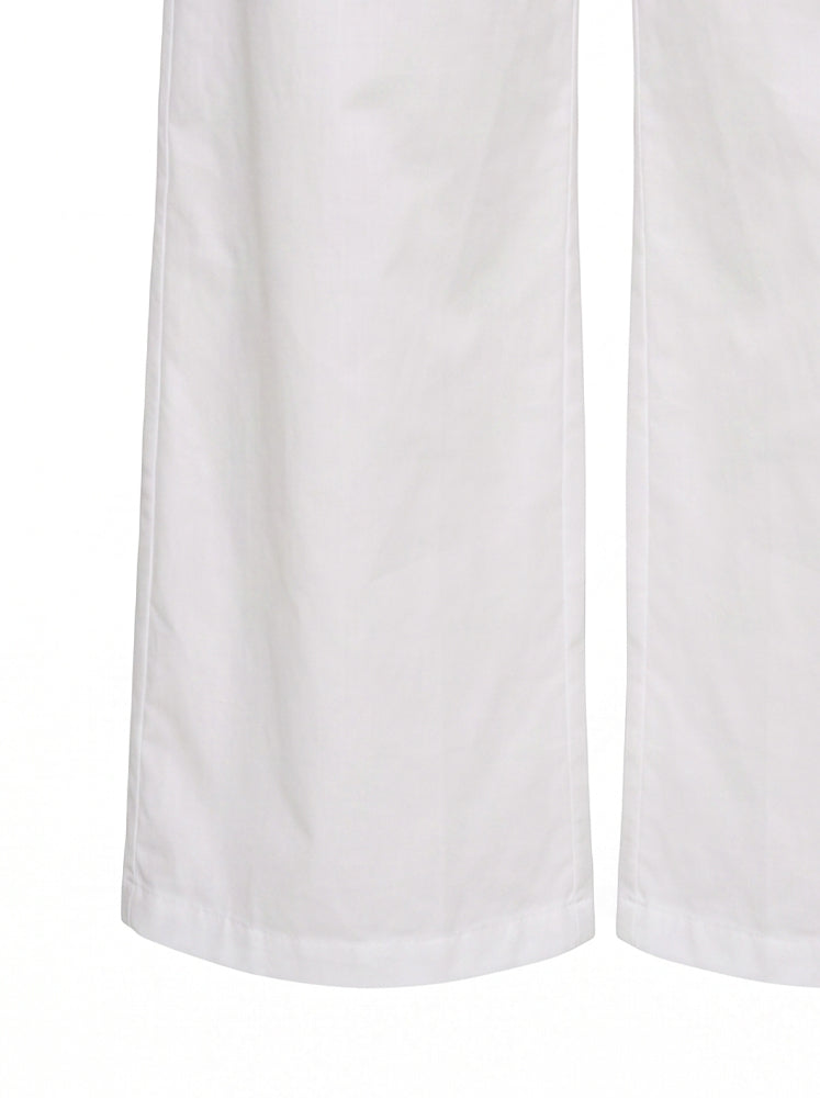 Pantaloni basic vita elastica