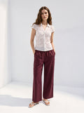 Pantaloni basic vita elastica