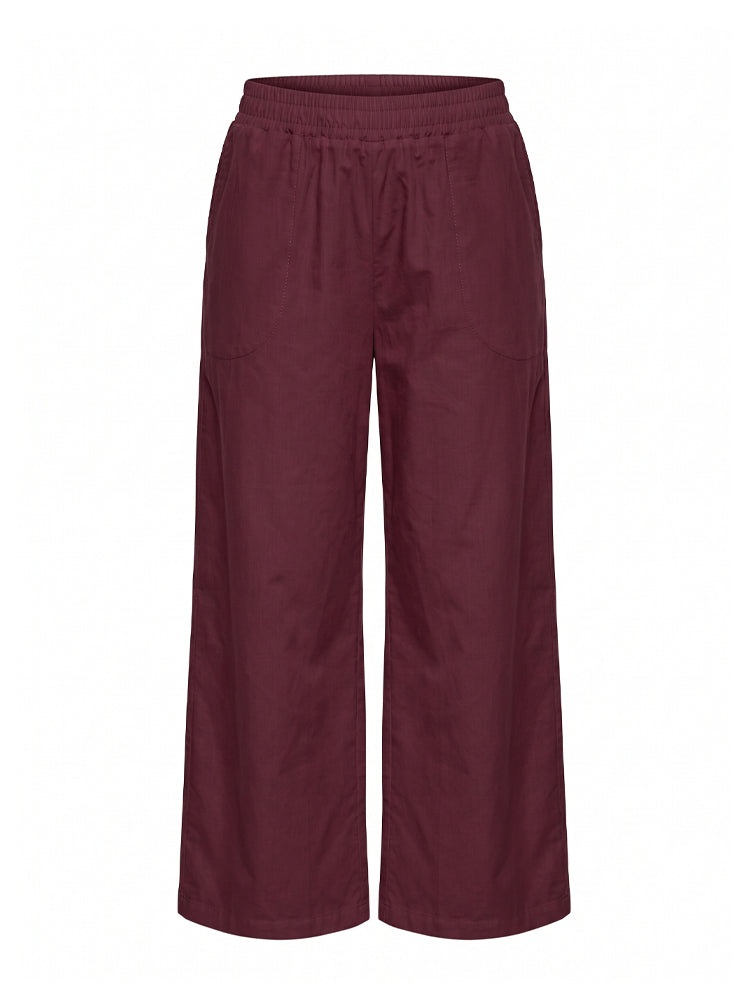 Pantaloni basic vita elastica