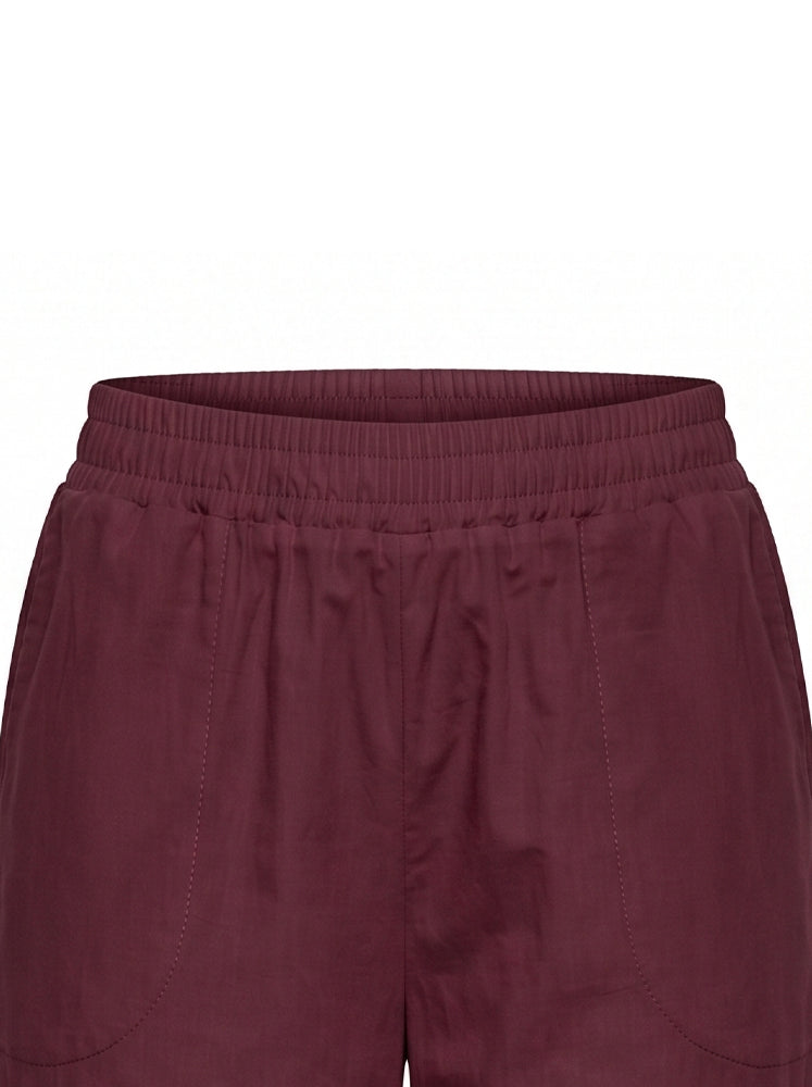 Pantaloni basic vita elastica