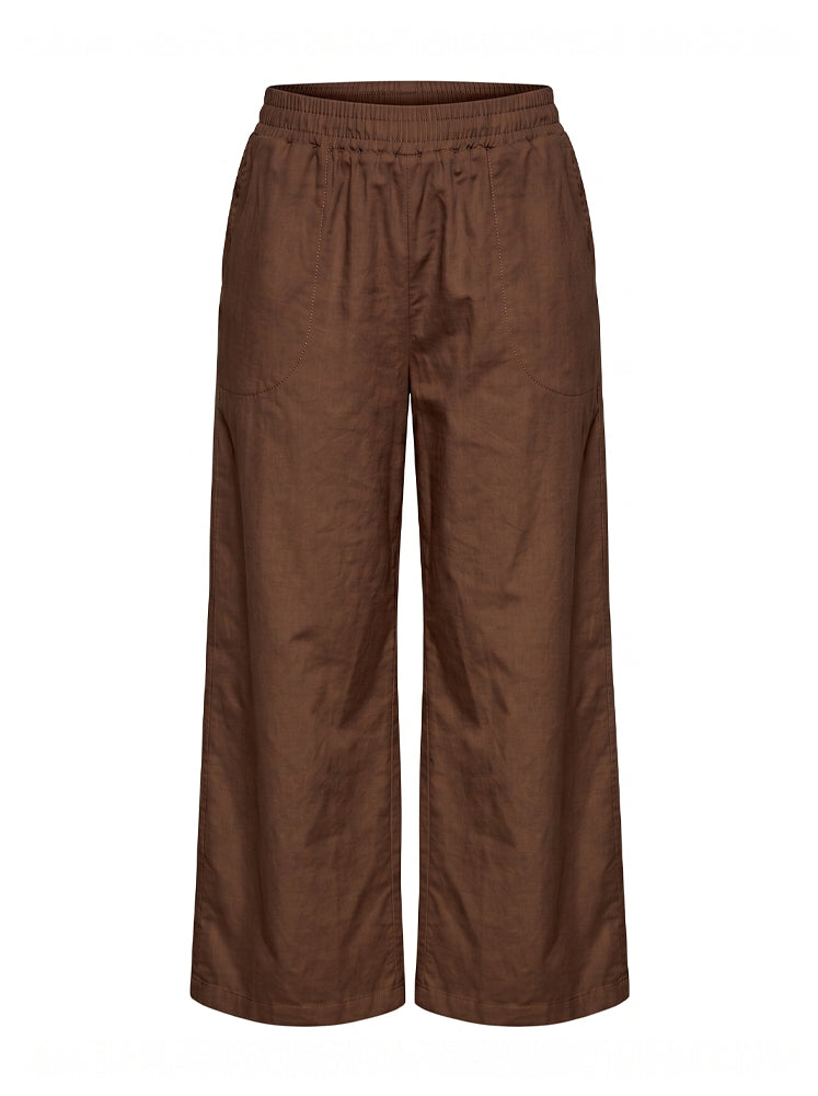 Pantaloni basic vita elastica