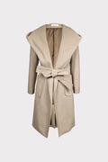 Cappotto vestaglia con cappuccio