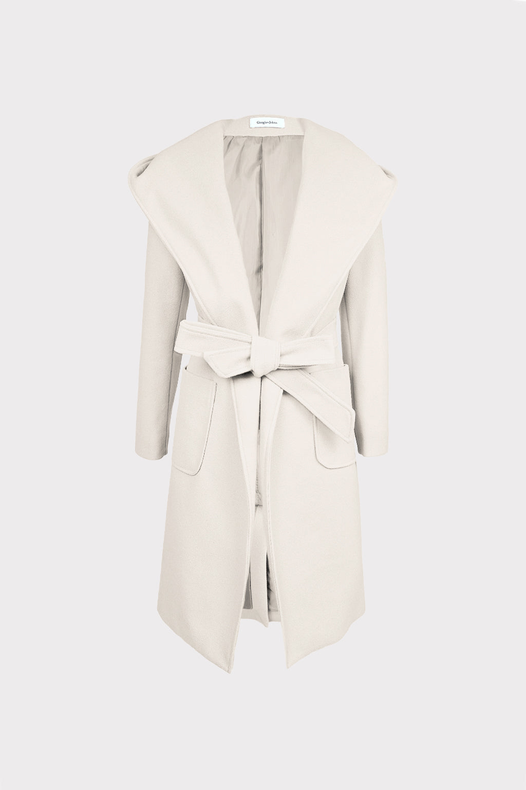 Cappotto vestaglia con cappuccio