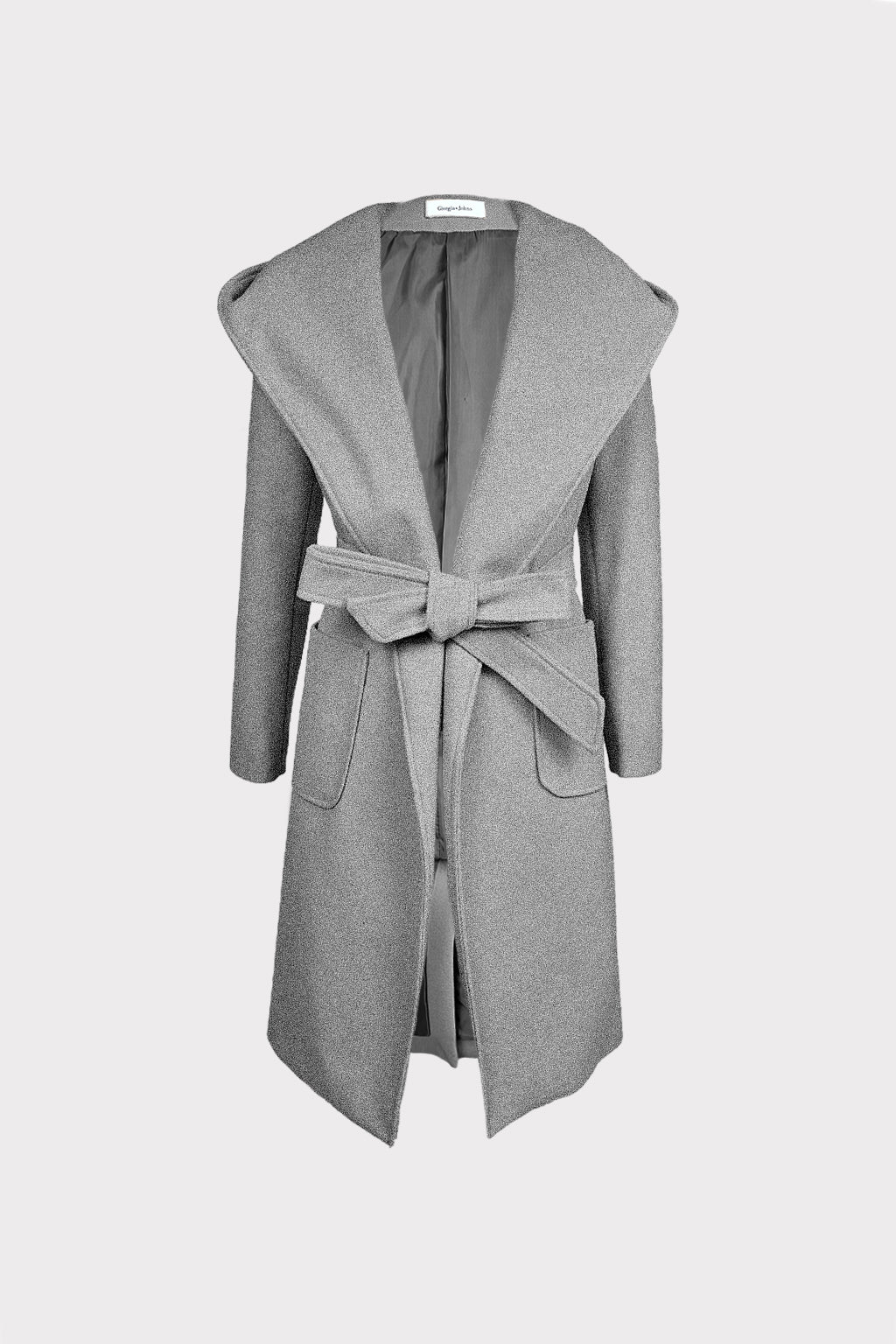 Cappotto vestaglia con cappuccio