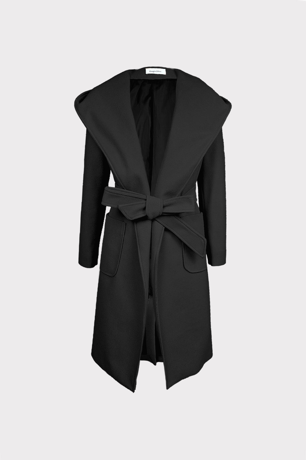 Cappotto vestaglia con cappuccio