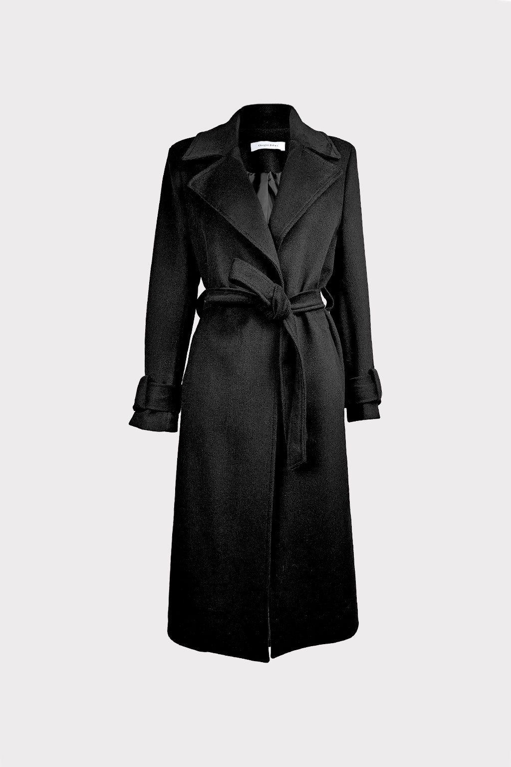 Cappotto lungo con passanti