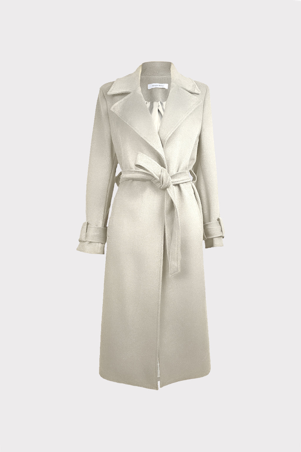 Cappotto lungo con passanti