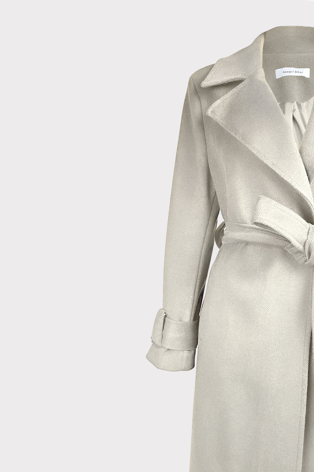 Cappotto lungo con passanti