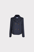Cappotto corto doppiopetto