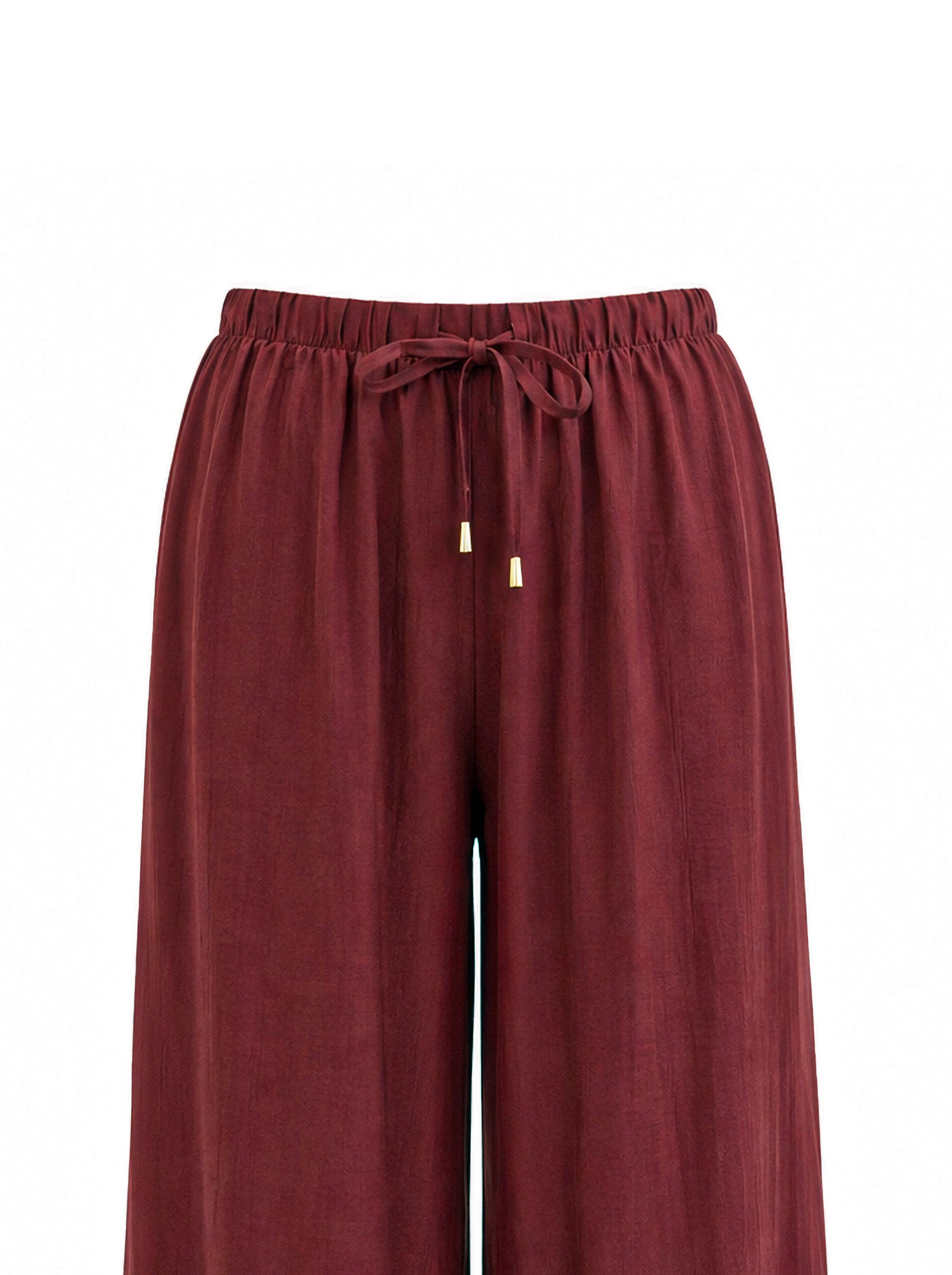 Pantalone tessuto stropicciato