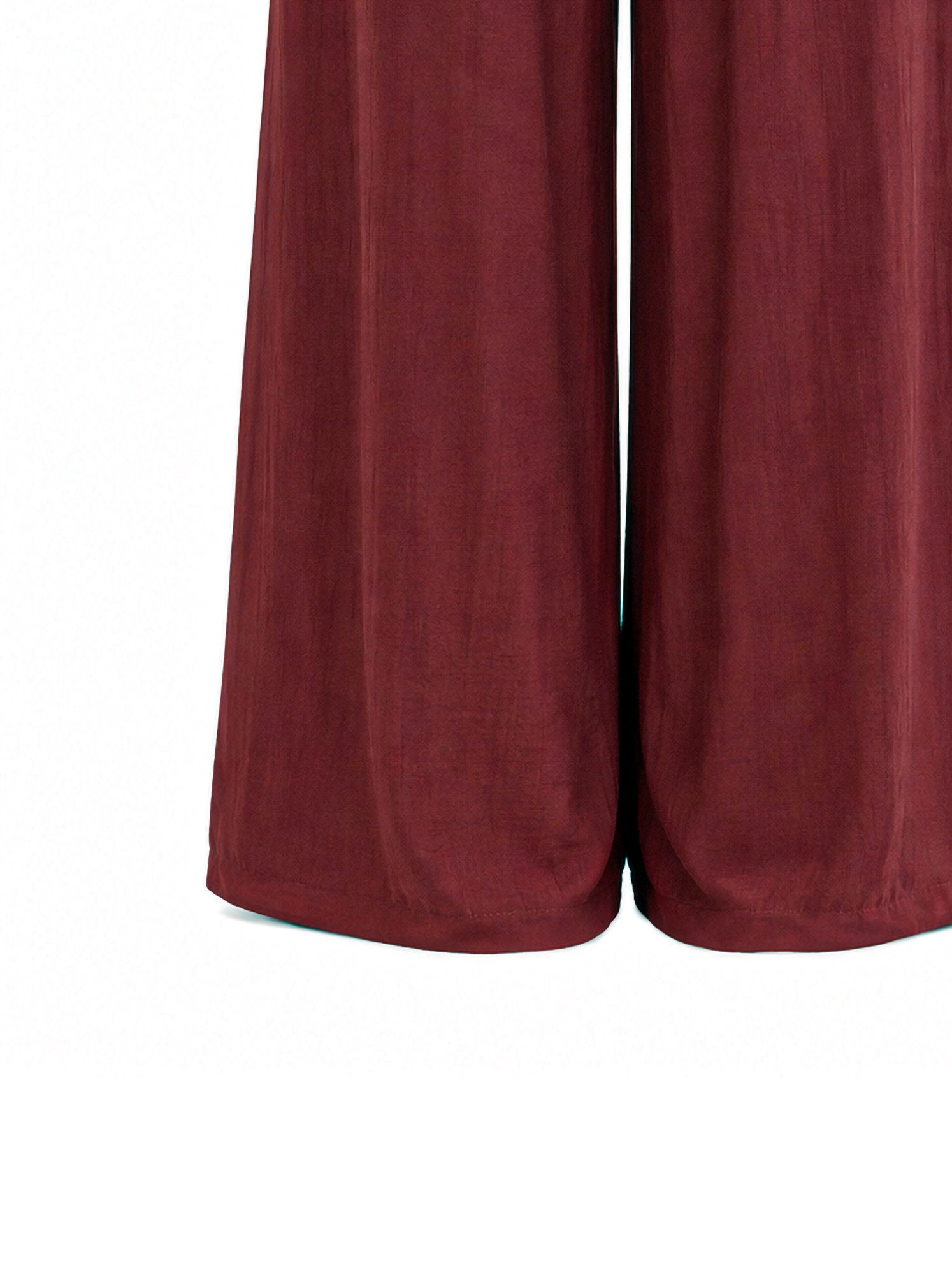 Pantalone tessuto stropicciato