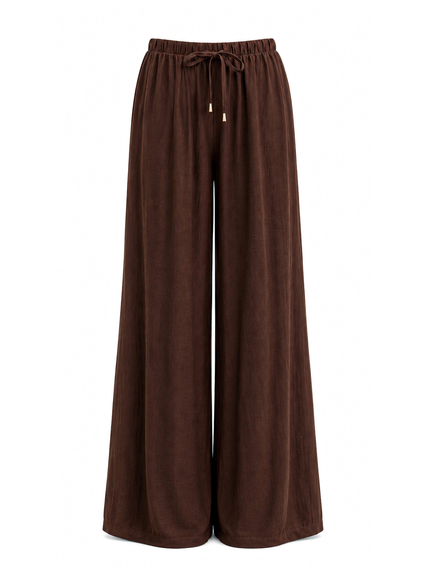 Pantalone tessuto stropicciato