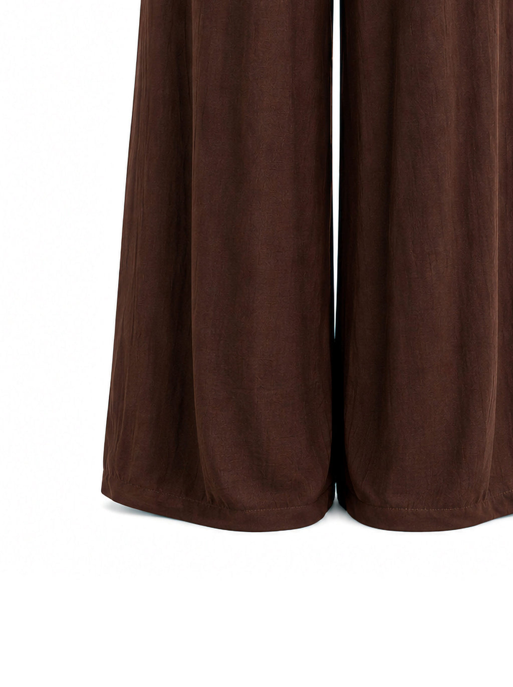 Pantalone tessuto stropicciato