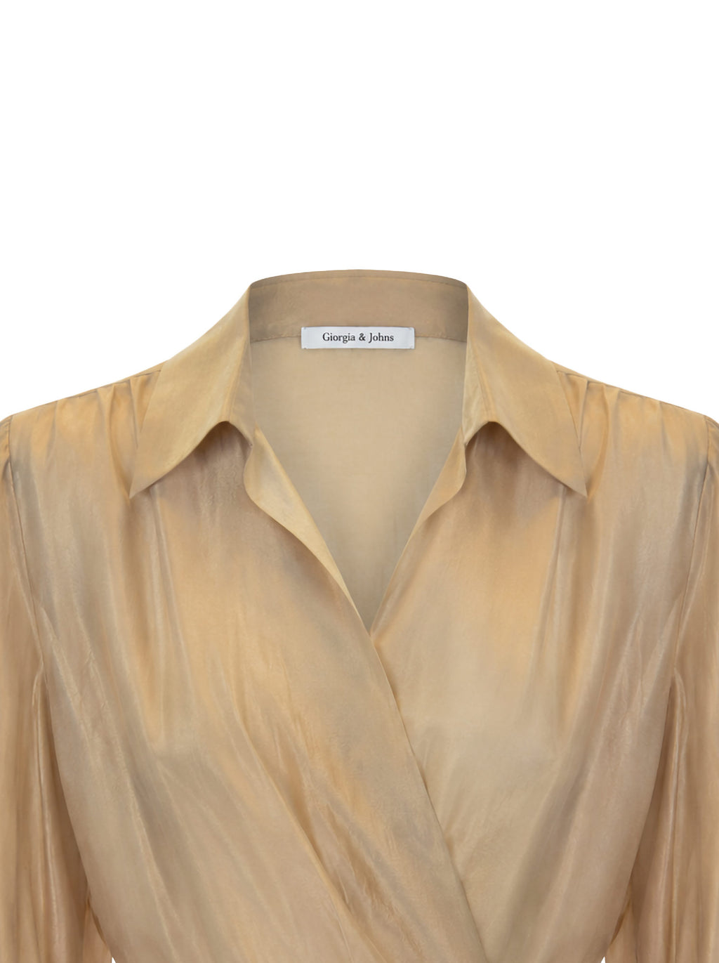 Blusa lyocell con fusciacca