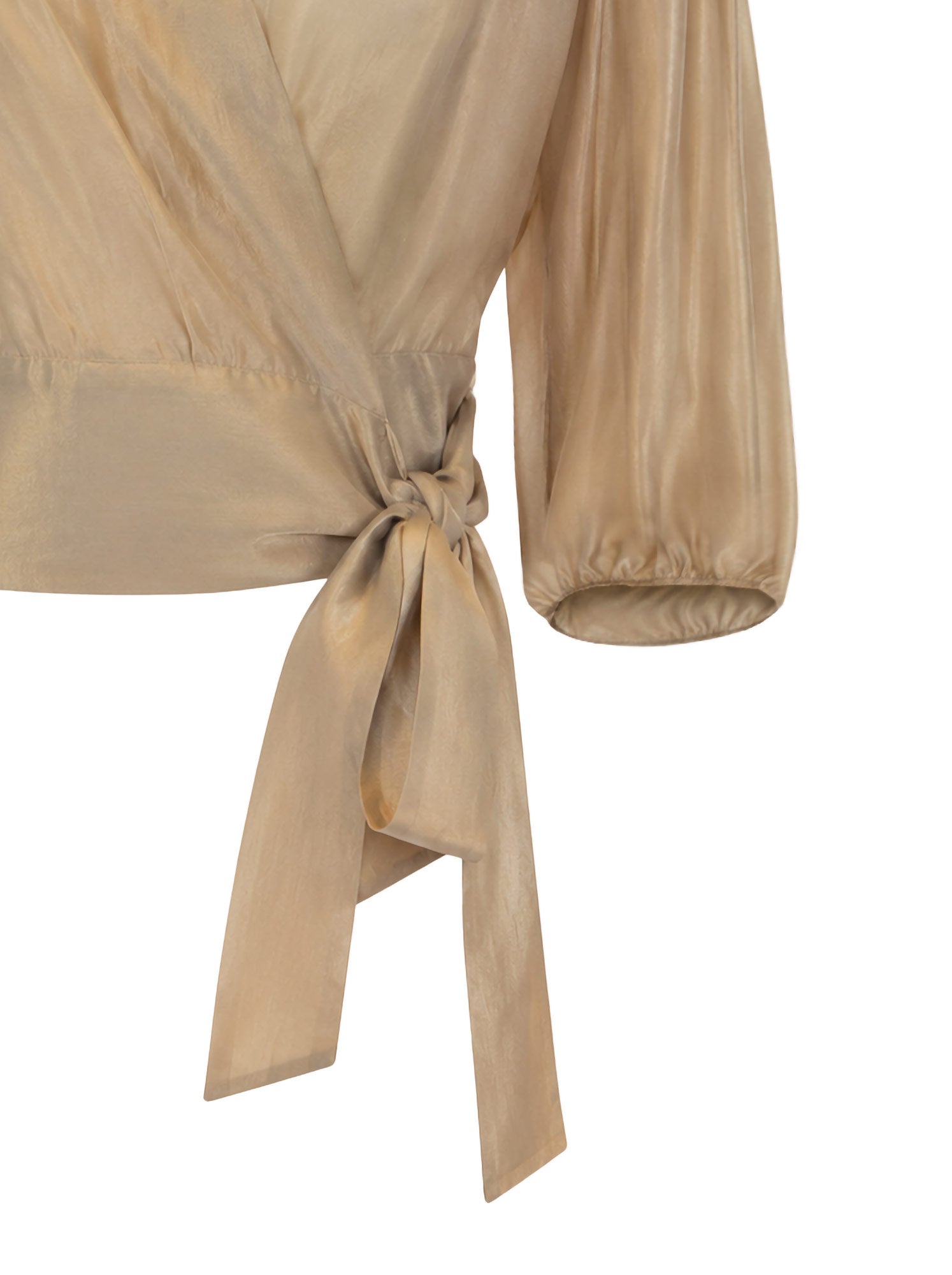 Blusa lyocell con fusciacca