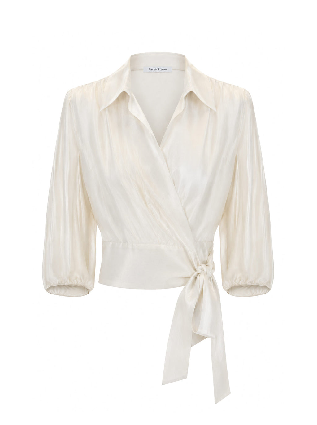 Blusa lyocell con fusciacca