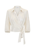 Blusa lyocell con fusciacca