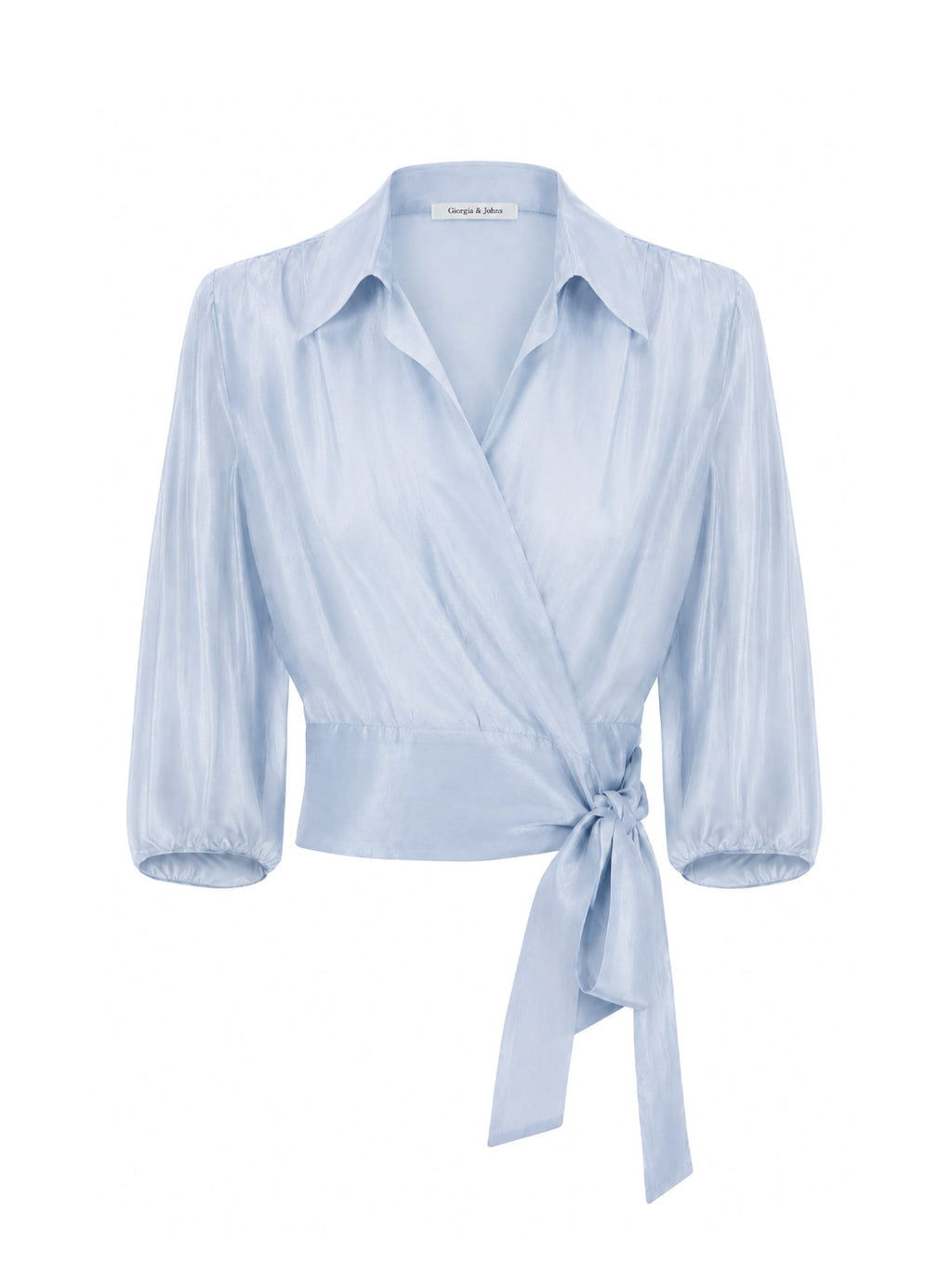 Blusa lyocell con fusciacca
