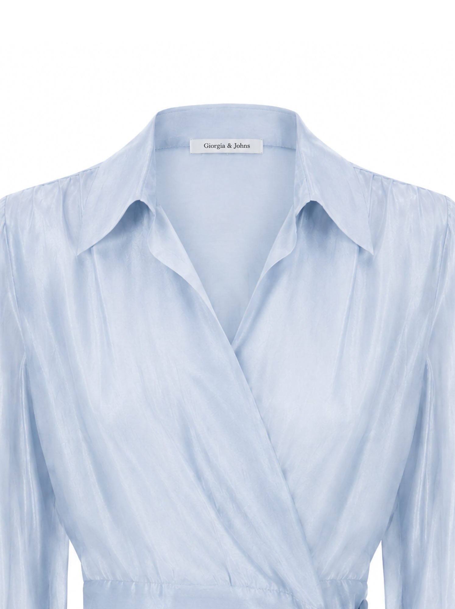 Blusa lyocell con fusciacca
