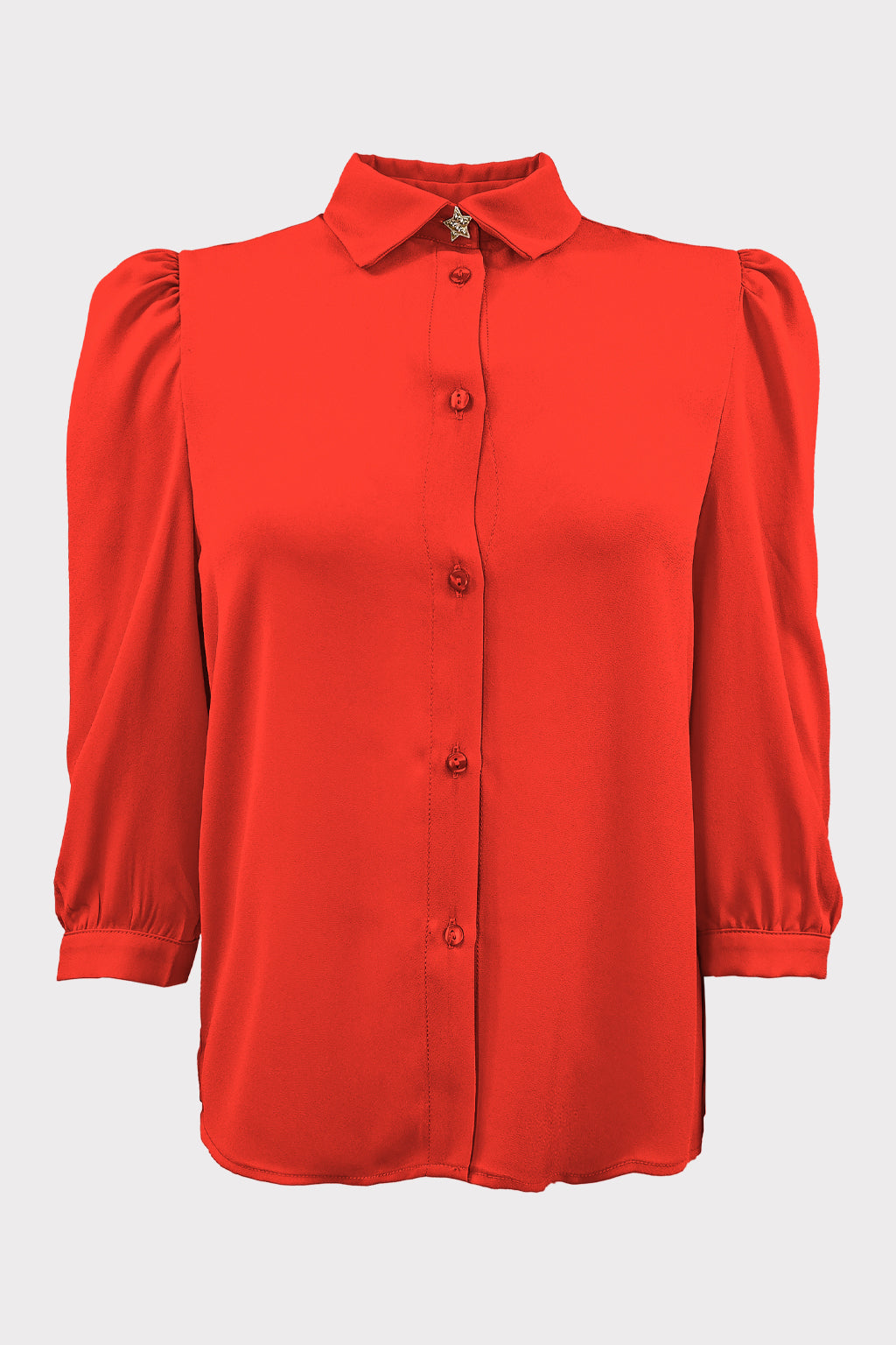 Camicia basic bottone stella