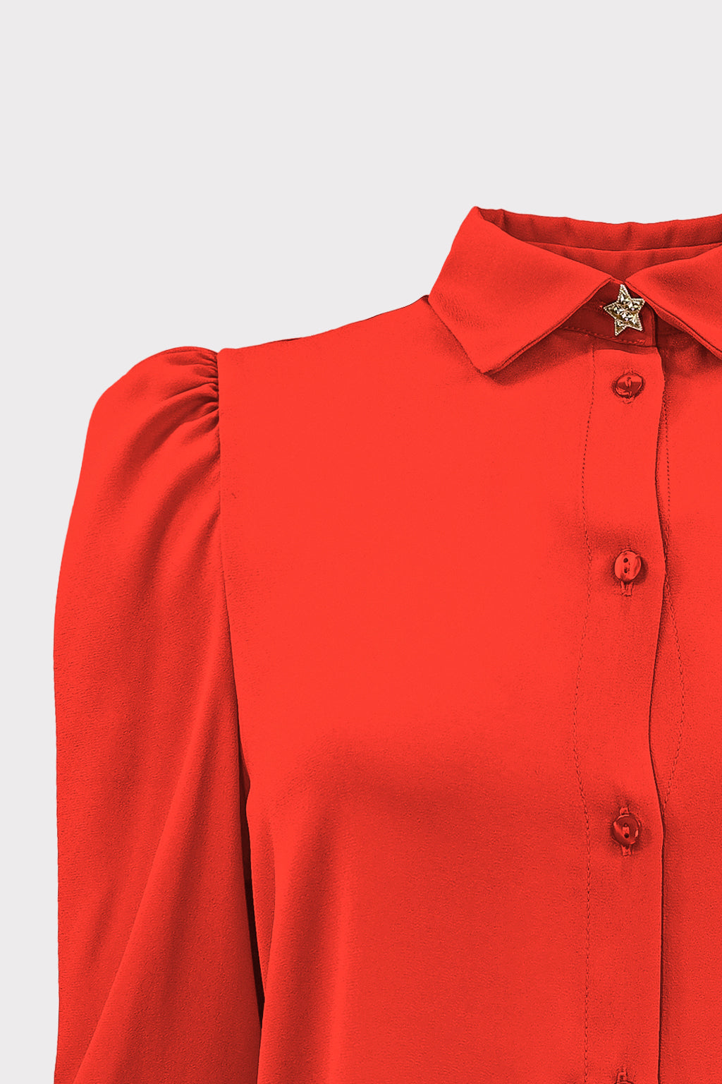 Camicia basic bottone stella