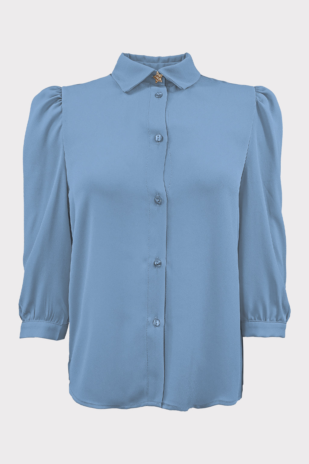 Camicia basic bottone stella
