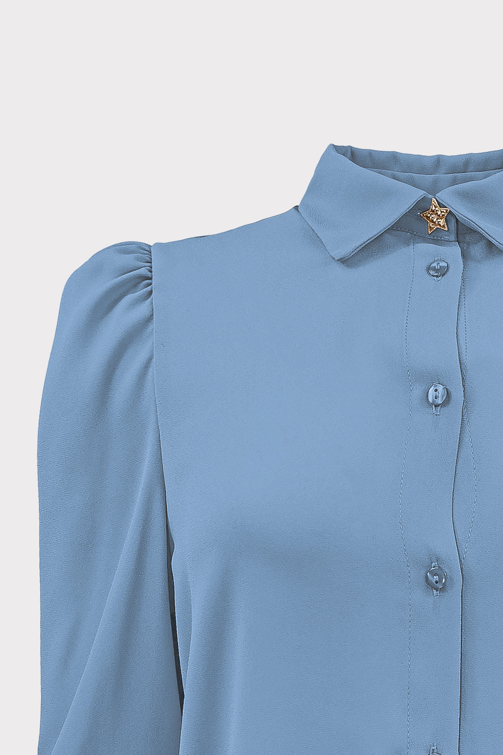 Camicia basic bottone stella